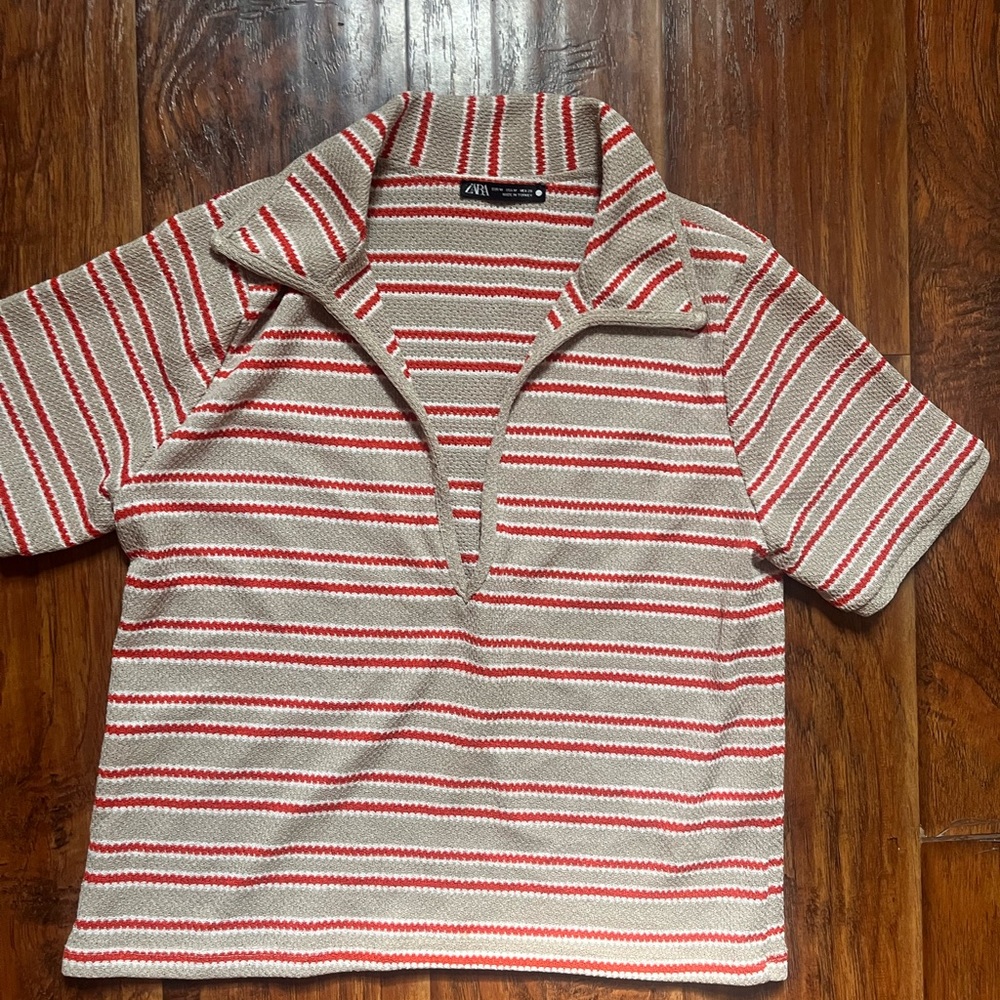 **ZARA**COLLAR SHIRT